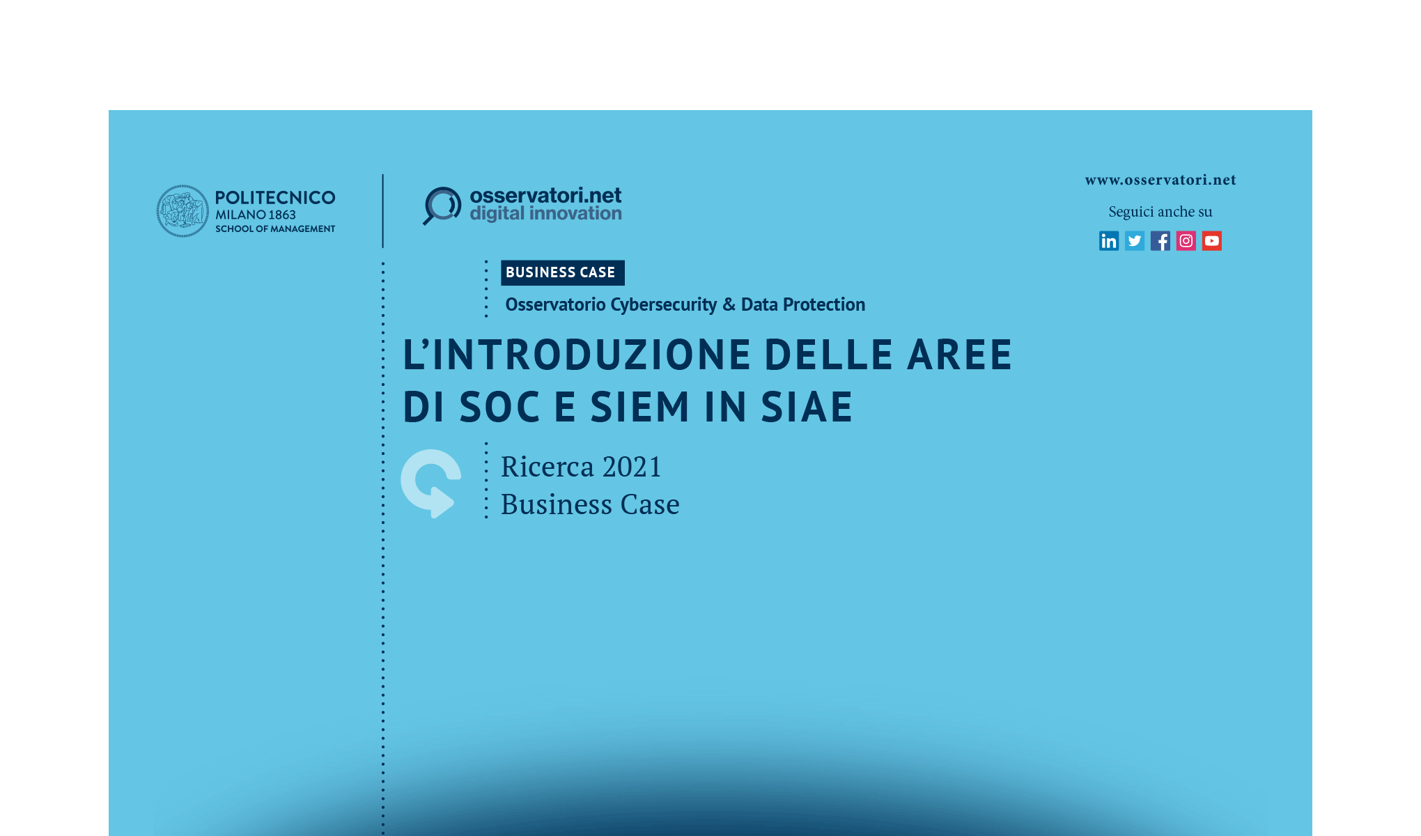 L’introduzione delle aree di SOC e SIEM in SIAE
