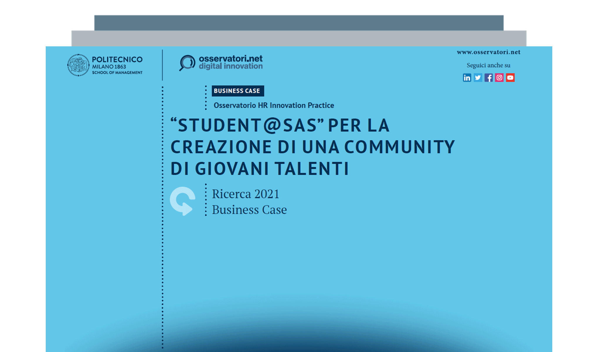 “Student@SAS” per la creazione di una community di giovani talenti