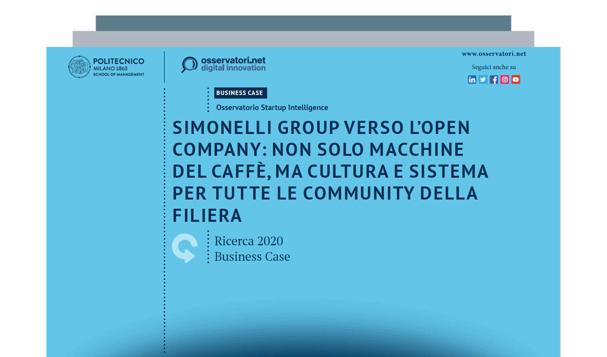Simonelli Group verso l’open company: non solo macchine del caffè, ma cultura e sistema per tutte le community della filiera