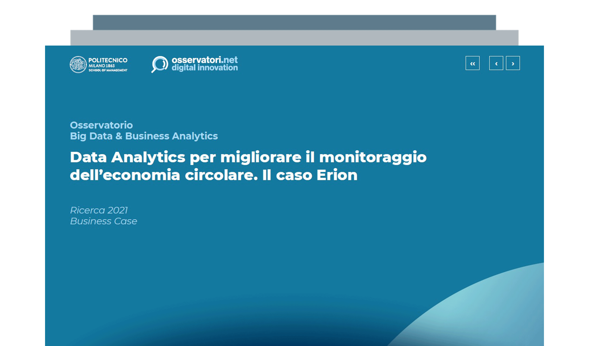 Data Analytics per migliorare il monitoraggio dell’economia circolare. Il caso Erion