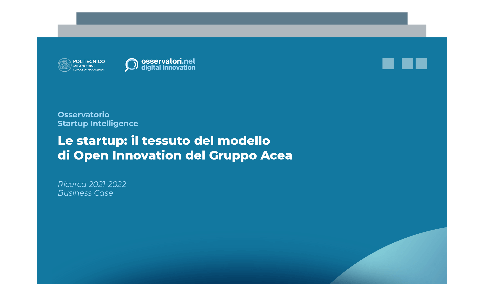 Le startup: il tessuto del modello di Open Innovation del Gruppo Acea
