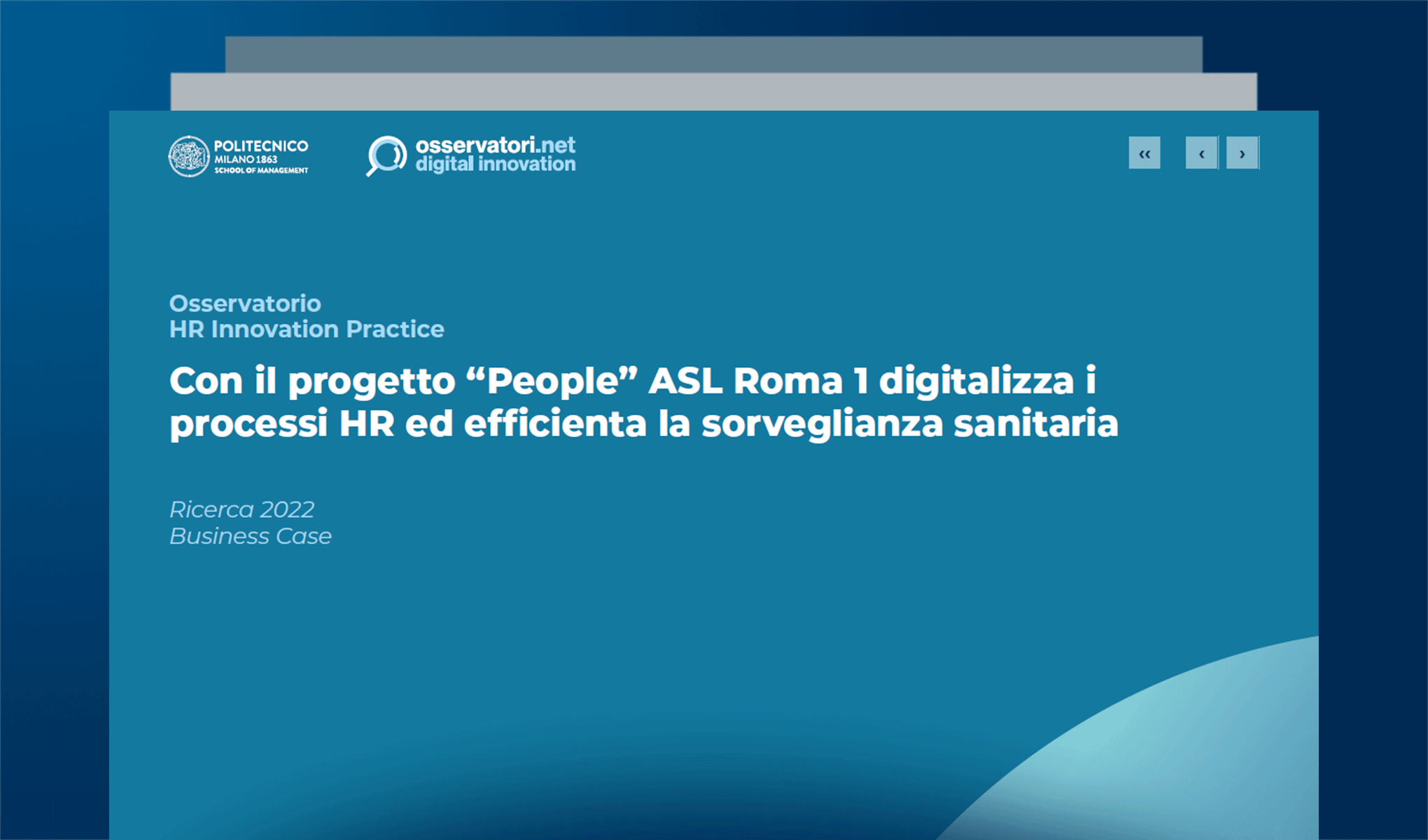 Con il progetto “People” ASL Roma 1 digitalizza i processi HR ed efficienta la sorveglianza sanitaria