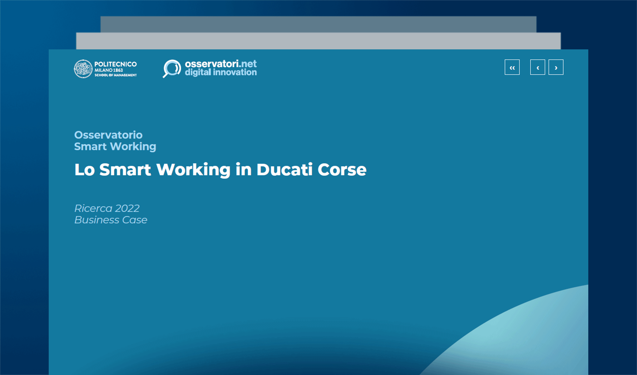 Lo Smart Working in Ducati Corse