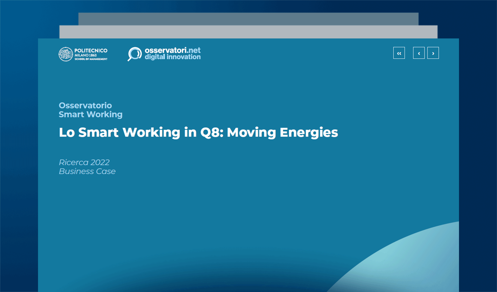 Lo Smart Working in Q8: Moving Energies