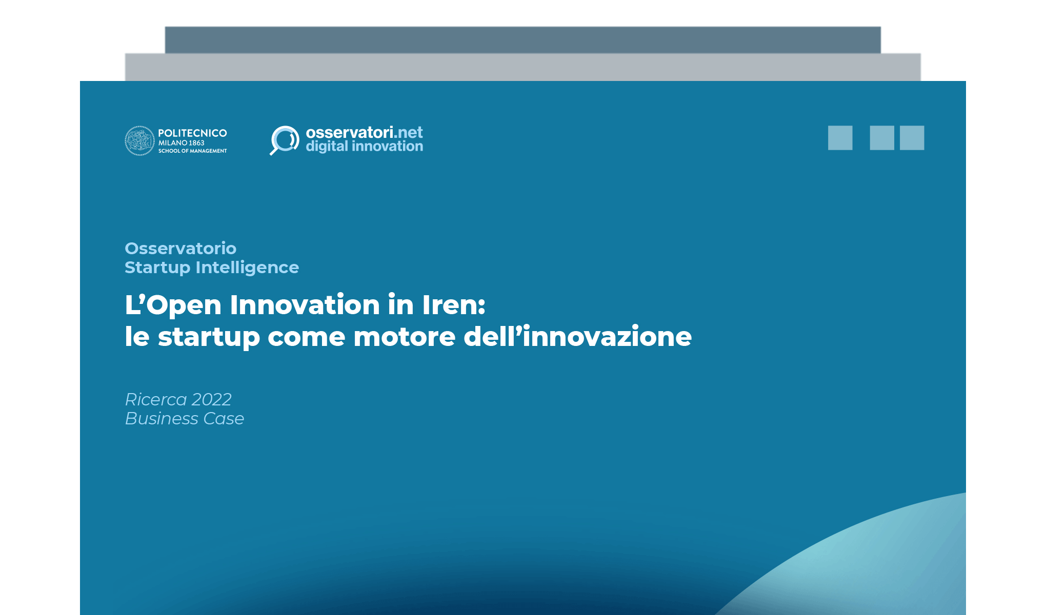 L’Open Innovation in Iren: le startup come motore dell’innovazione