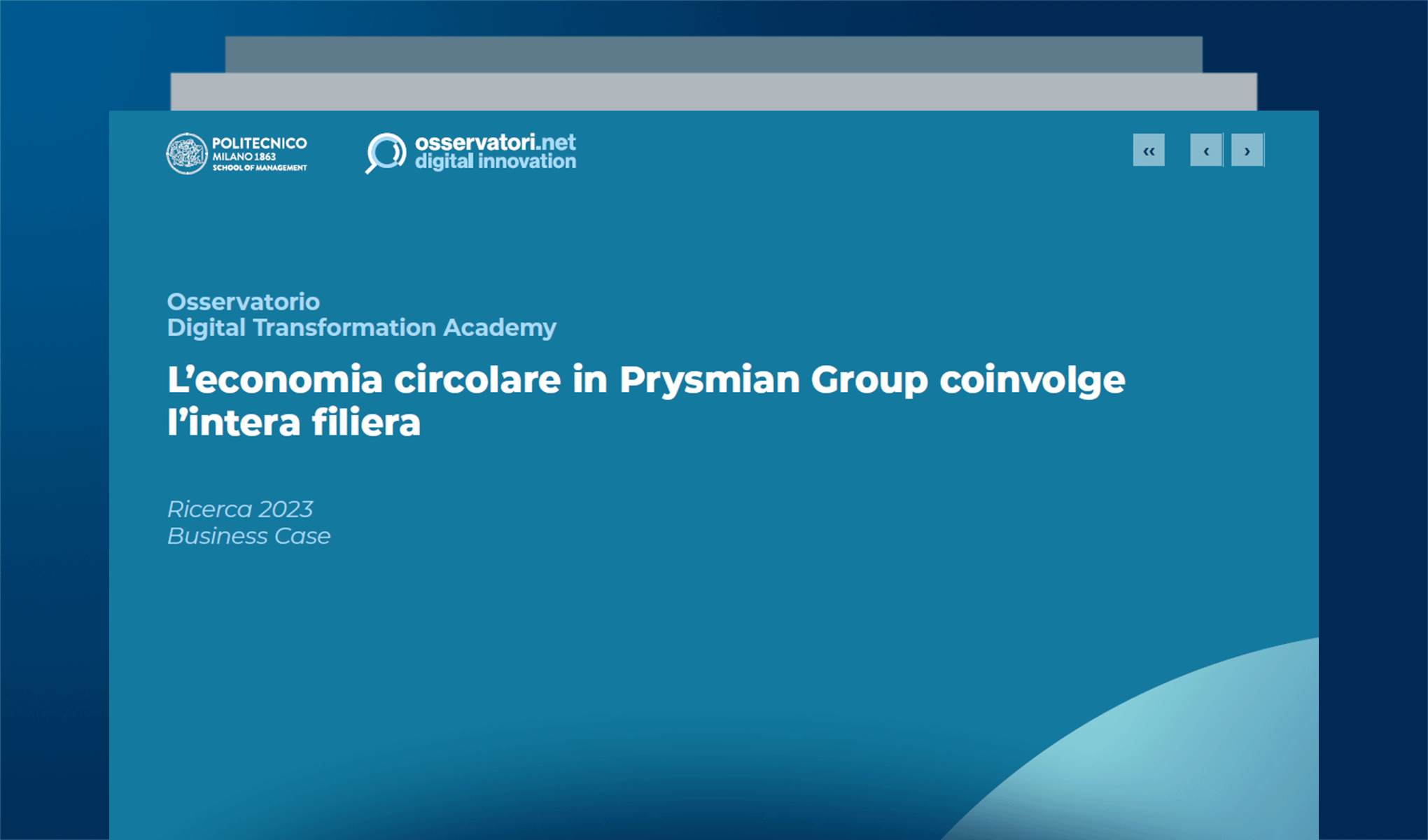 L’economia circolare in Prysmian Group coinvolge l’intera filiera