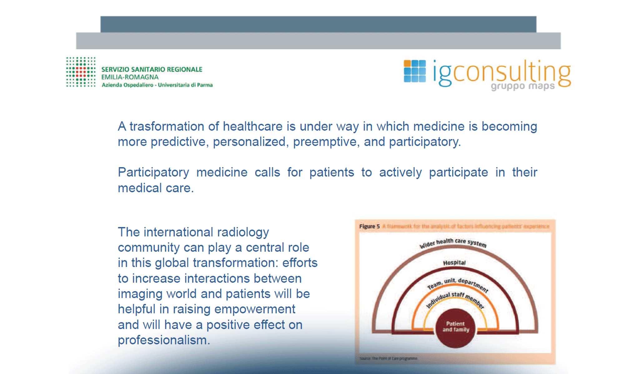 Sessione Verticale - Come migliorare l’appropriatezza valorizzando le informazioni clinico-sanitarie