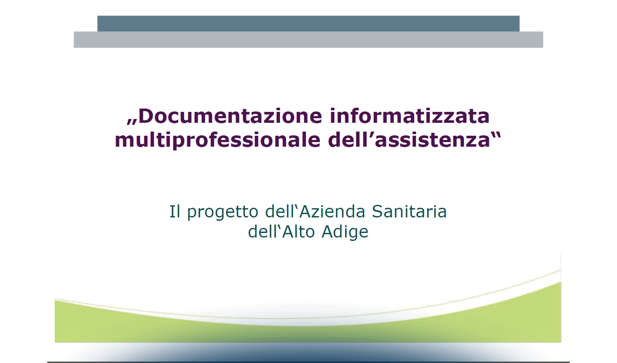Sessione Verticale - La digitalizzazione e la semplificazione dei processi interni nelle strutture sanitarie