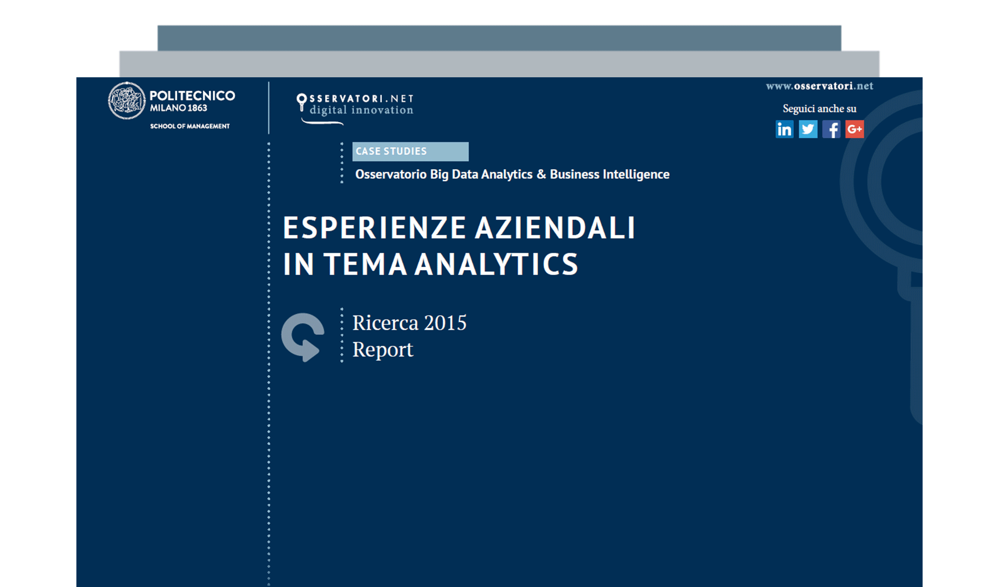 Esperienze aziendali in tema Analytics