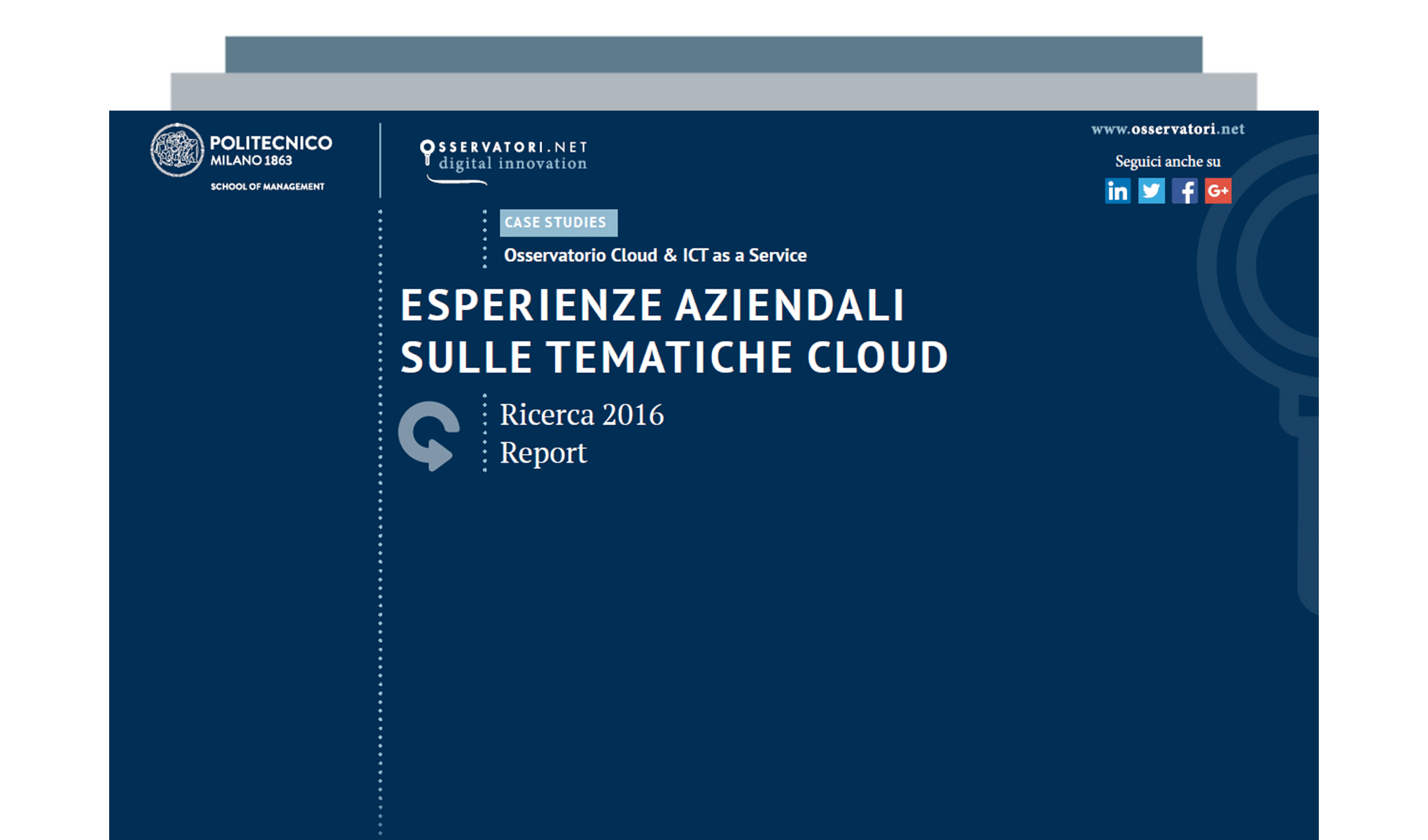 Esperienze aziendali sulle tematiche Cloud
