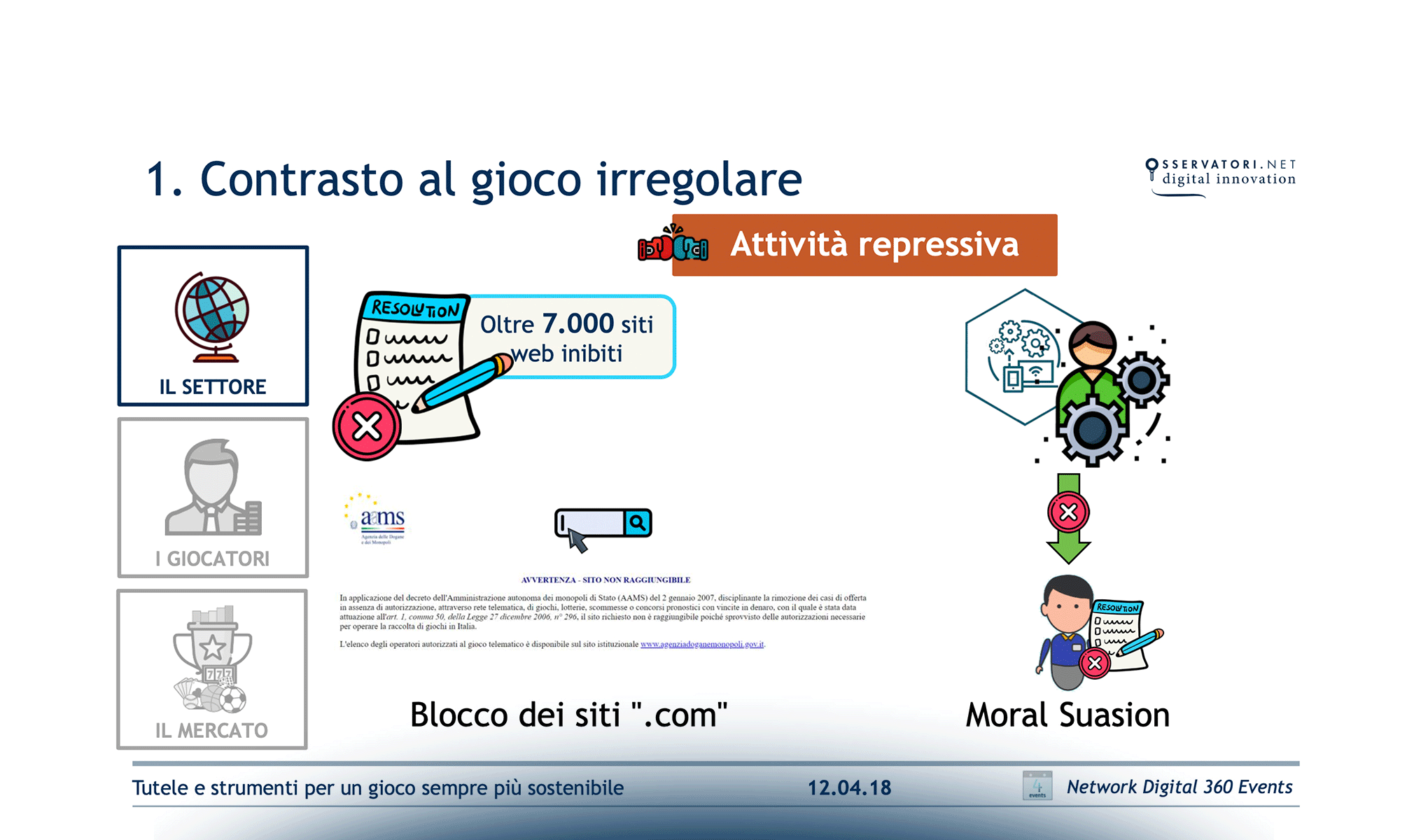 Tutele e strumenti per un gioco sempre più sostenibile