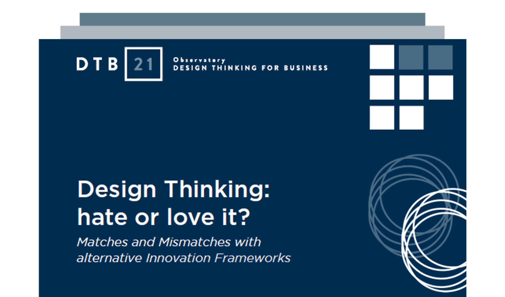 Design Thinking: hate or love it? Matches and mismatches with alternative innovation frameworks