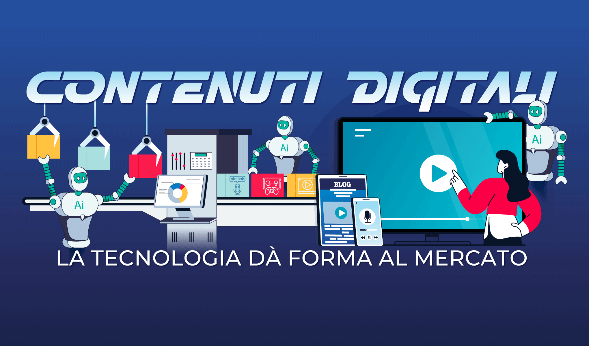 Contenuti digitali: la tecnologia dà forma al mercato