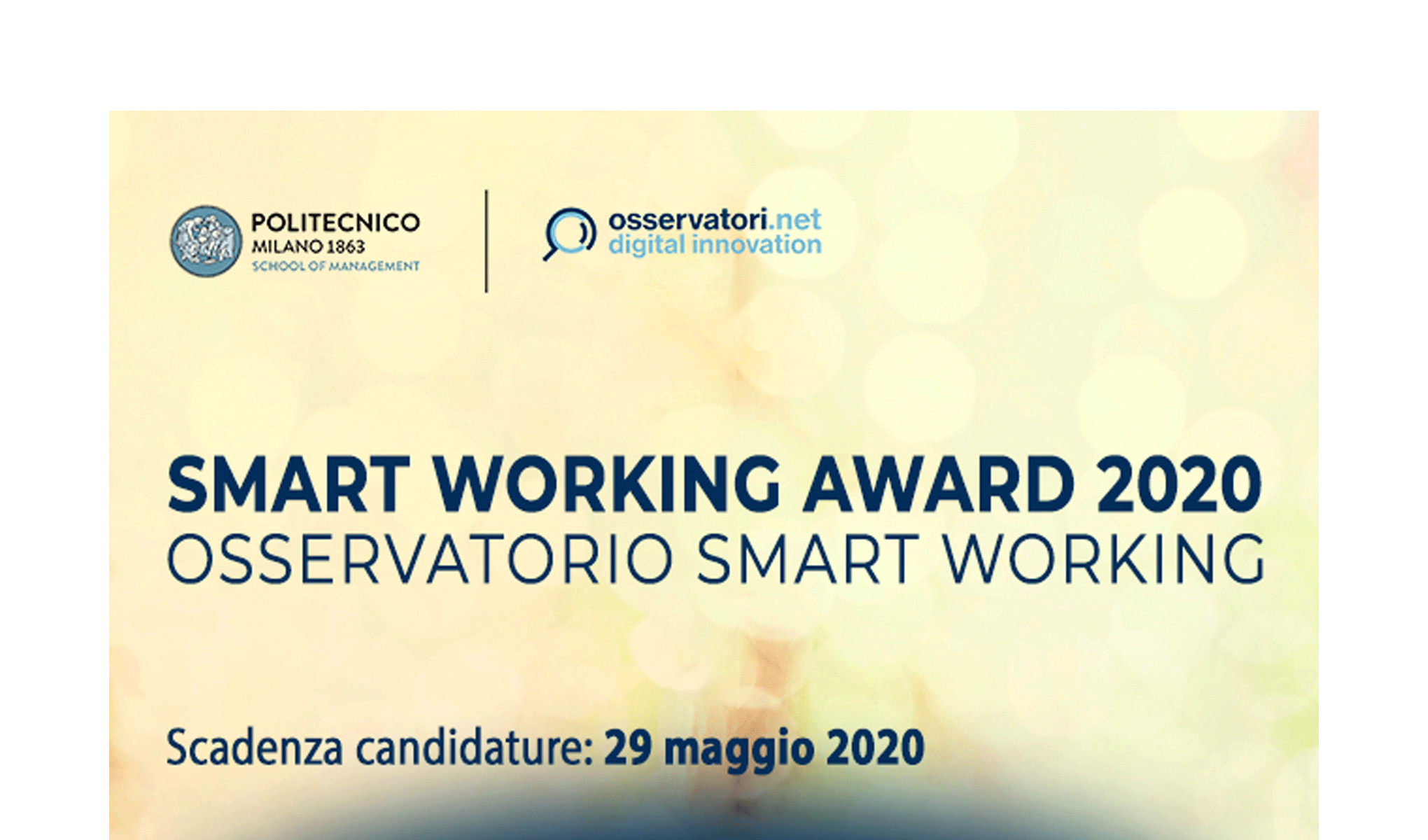 Lancio degli smart working awards 2020
