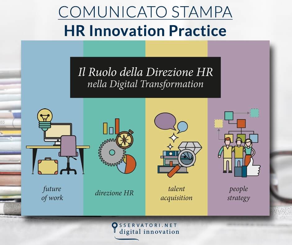 La direzione HR protagonista nella trasformazione digitale,   il 47% prevede nuove assunzioni per effetto della digitalizzazione