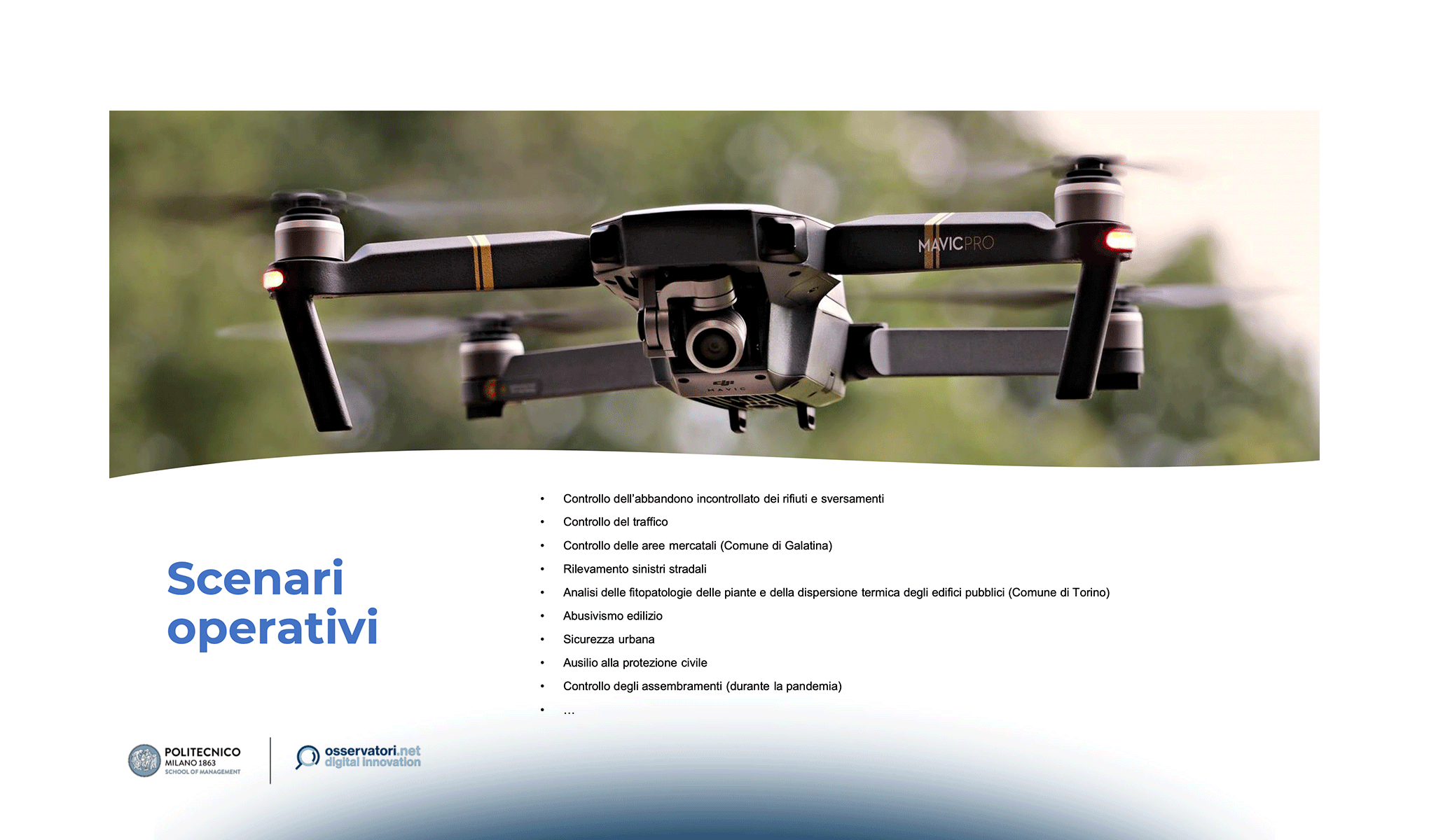 Droni e polizia locale