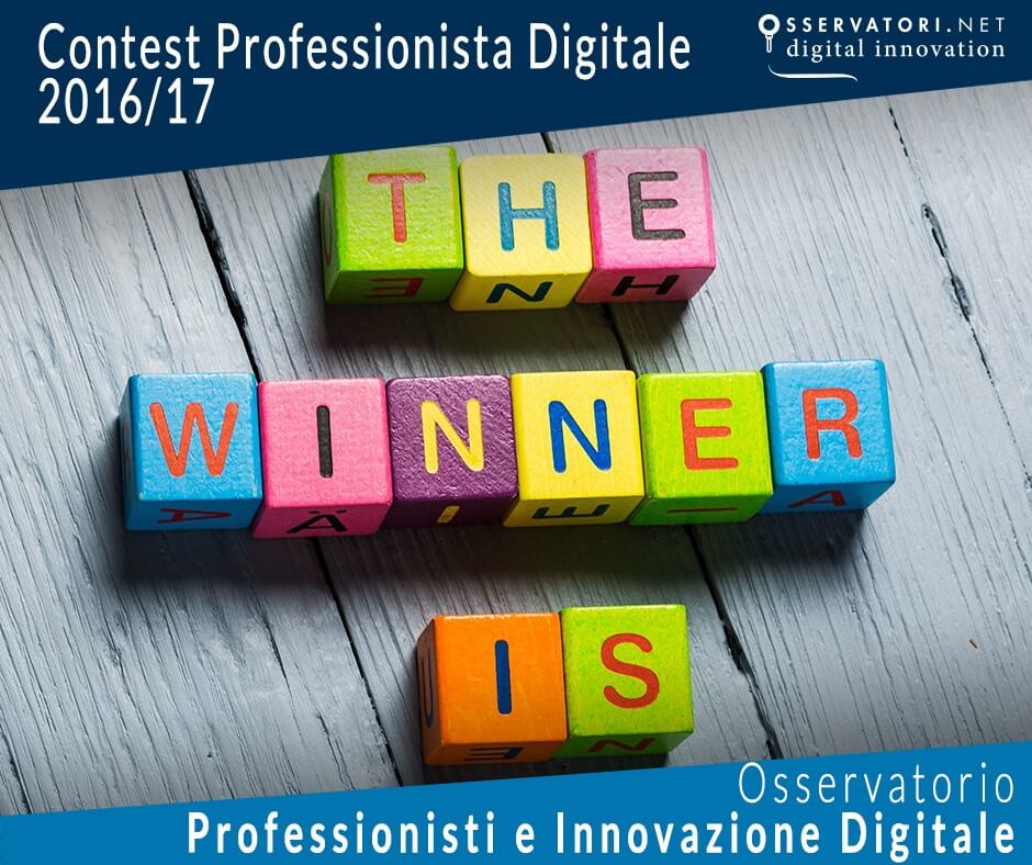 Il Premio Professionista Digitale 2016/17