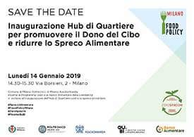 L'Osservatorio Food Sustainability per il progetto "ZeroSprechi"