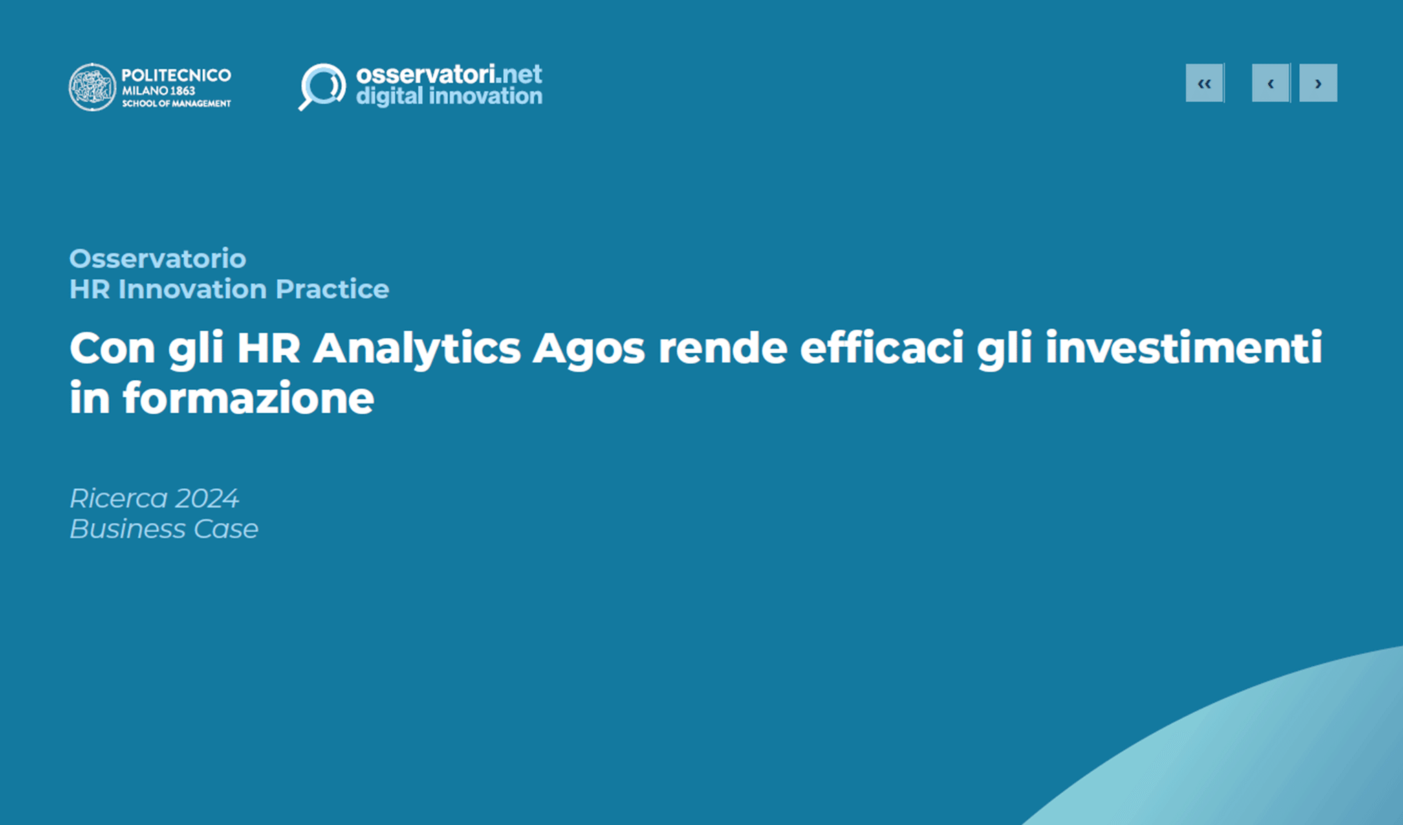 Con gli HR Analytics Agos rende efficaci gli investimenti in formazione