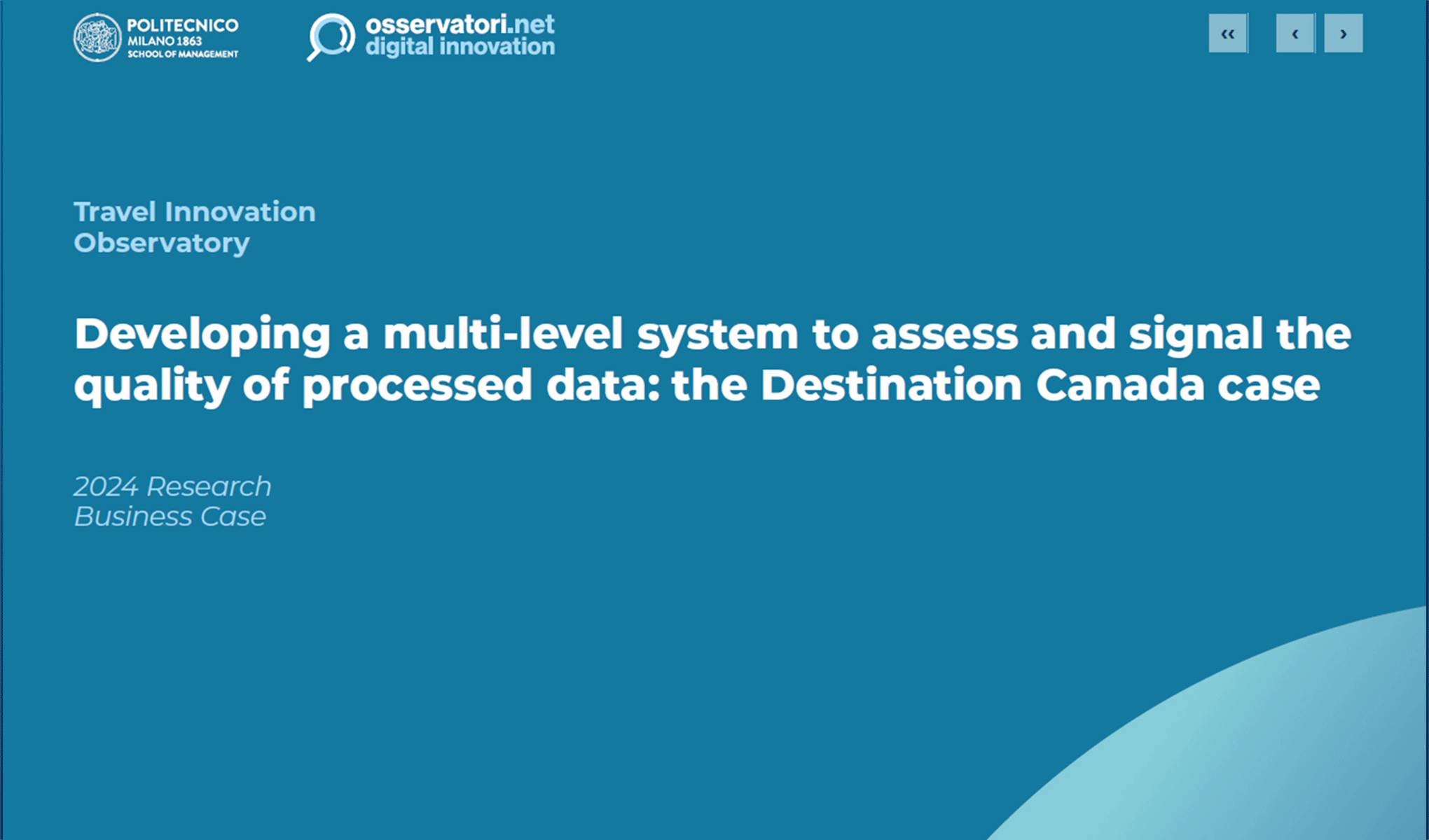 Developing a multi-level system to assess and signal the quality of processed data: the Destination Canada case