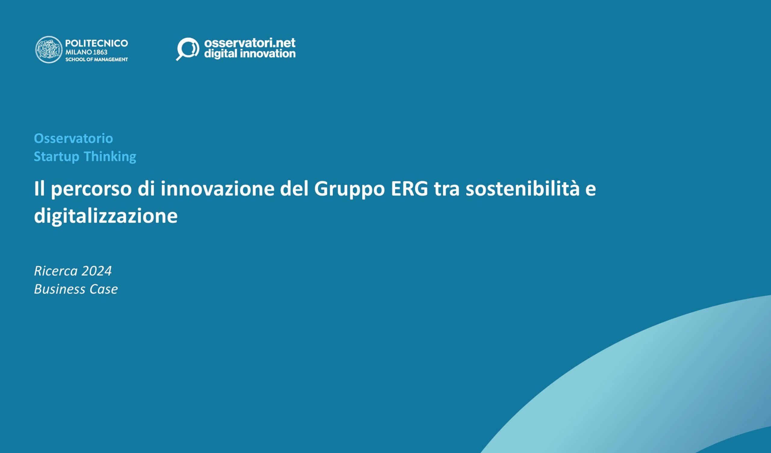Il percorso di innovazione del Gruppo ERG tra sostenibilità e digitalizzazione