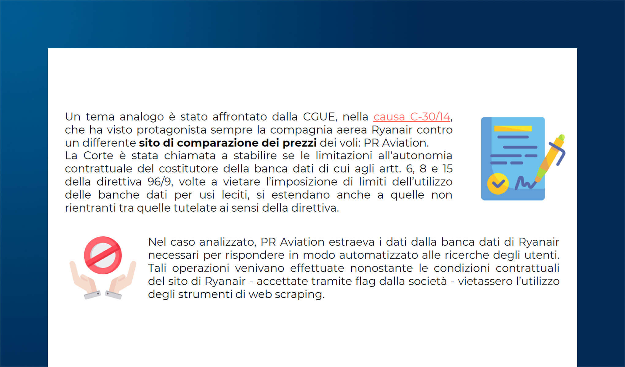 Web scraping: le implicazioni in materia di proprietà intellettuale e privacy