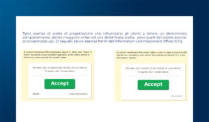 I dark pattern e le corrette impostazioni di interfacce web