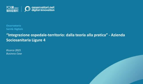 “Integrazione ospedale-territorio: dalla teoria alla pratica” - Azienda Sociosanitaria Ligure 4